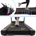 Fyc Folding Treadmill For Home 330 Lbs Weight Capacity Running Machine With Incline Bluetooth, 3.5Hp 16Km H Max Speed Foldable Electric Treadmill Easily Assembly, Home Gym Workout Exercise Black Steel