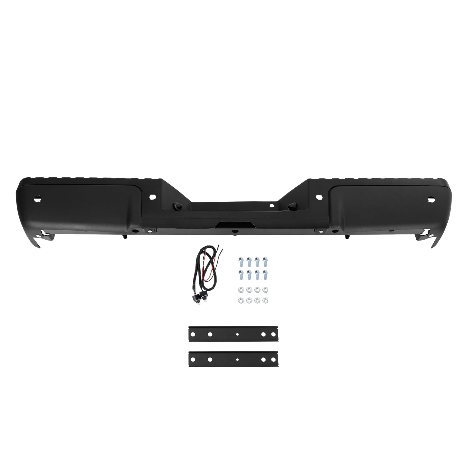 1set for 2008 2016 FORD F250 with holes Plastic Black black-metal-plastic