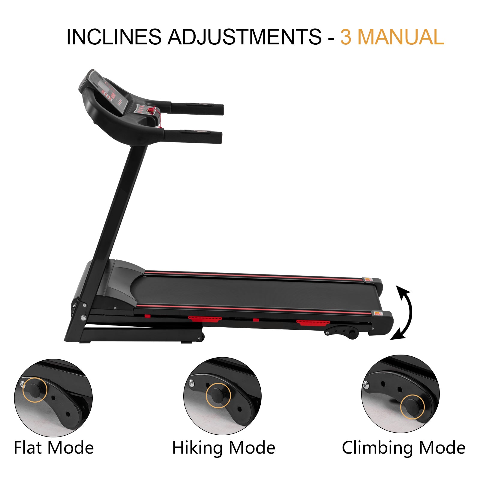 Fyc Folding Treadmill for Home 330 Lbs Weight