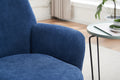 Polyester Swivel Barrel Chair, Swivel Accent Chairs Armchair For Living Room, Reading Chairs For Bedroom Comfy, Round Barrel Chairs With Gold Stainless Steel Base Blue Blue Primary Living Space American Design Foam Polyester