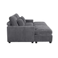 90'' Square Arm Sofa With Removable Back Cushions And 2 Pillows,Couch For Living Room, Office, Apartment Grey Polyester Primary Living Space Pillow Back American Design Polyester 2 Seat