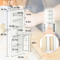 Corner Storage Cabinet, 63.3