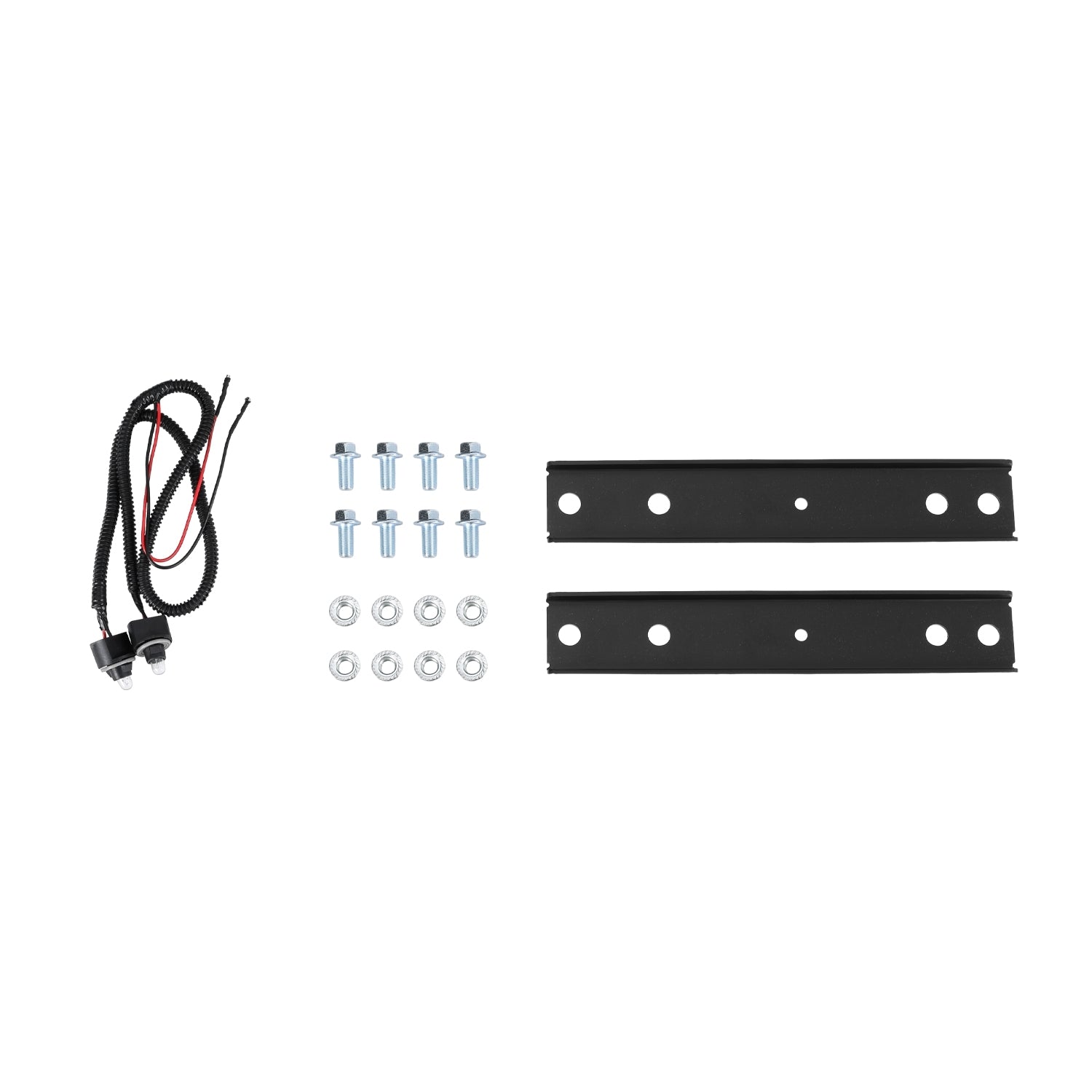 1set for 2008 2016 FORD F250 with holes Plastic Black black-metal-plastic