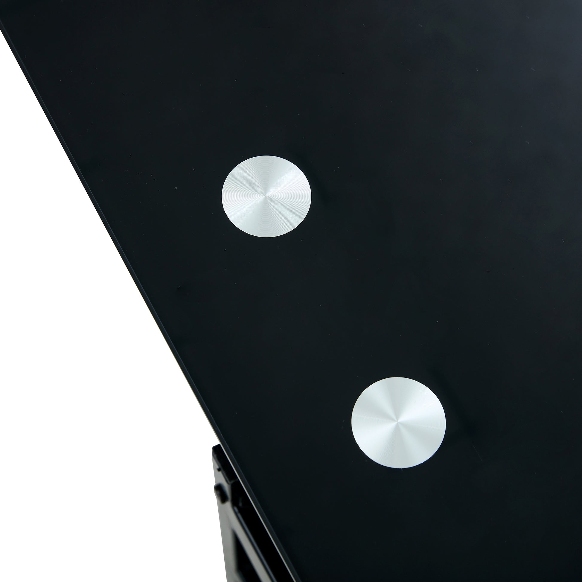 Glass Lift Top Coffee Table, Modern Simple 2 Layer Tempered Glass Coffee Table For Living Room, Black Black Glass Metal