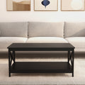 Coffee Table Oxford End Table Black Color Black Mdf