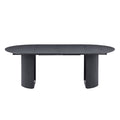 Expandable Dining Table,Solid Top Extending Table Modern Kitchen Table, Leisure Desk For Kitchen Dining Living Room Apartment.Black Black Foam Mdf