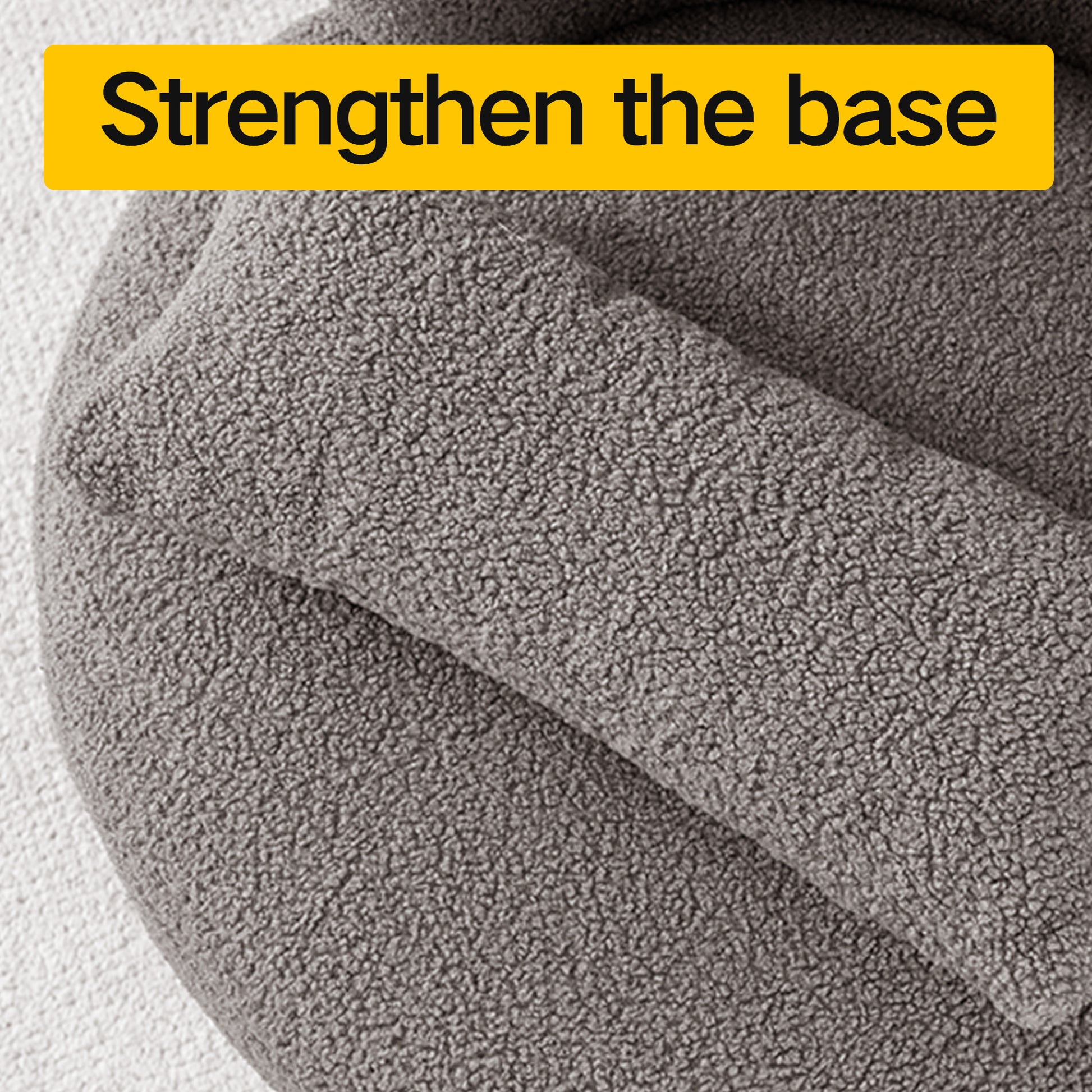 Grey Plush Swivel Accent Chair Contemporary Round Armchair With 360 Rotation And Metal Base For Living Room Elegance Grey Teddy