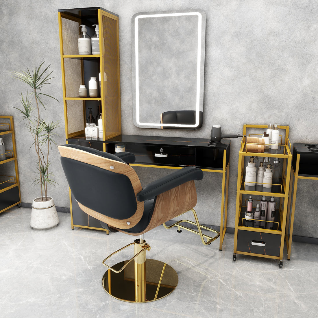 Elegant Classic Hydraulic Wooden Salon Chair,with
