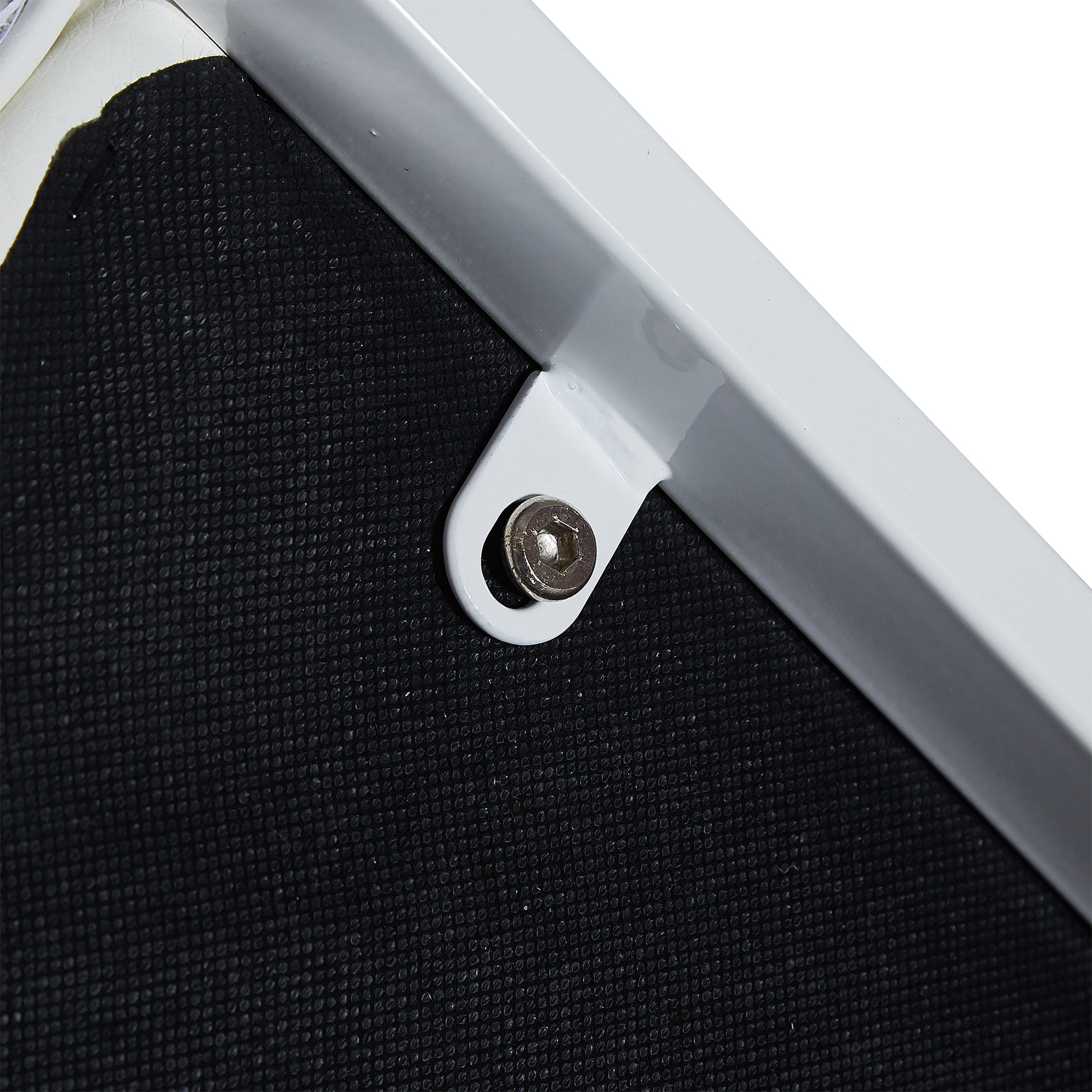 White Modern Minimalist Dining Chair Fireproof Leather Sprayed Metal Pipe Diamond Grid Pattern Restaurant Home Conference Chair Set Of 6 White Pu