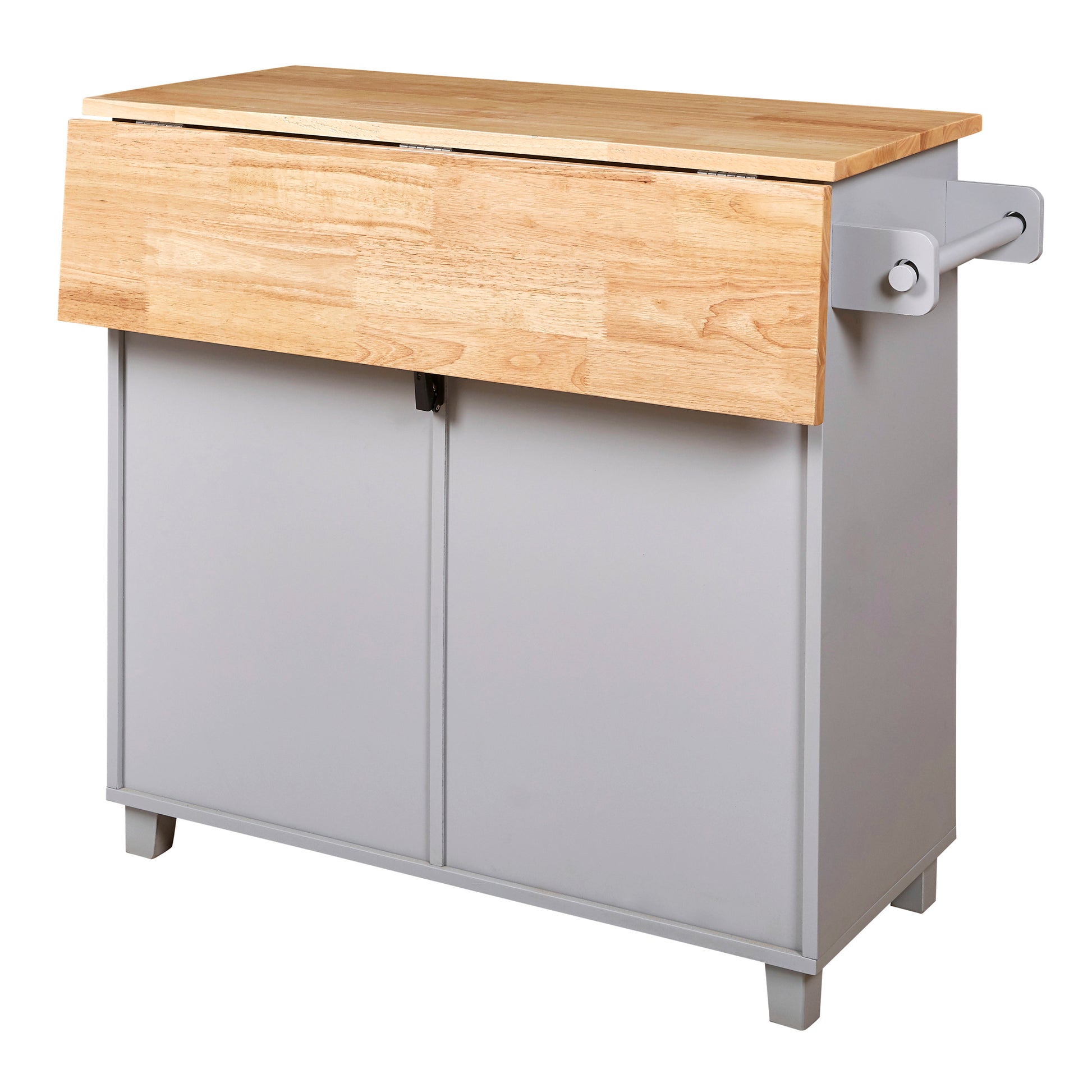 K&K Rolling Kitchen Island with Storage, Kitchen Cart