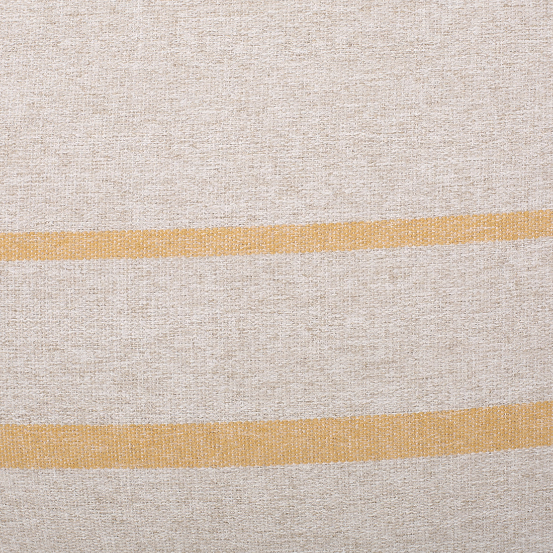 Bohemio 5 Foot Rounded Bean Bag, Natural Color Striped Yellow Yellow Fabric