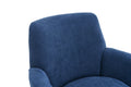 Polyester Swivel Barrel Chair, Swivel Accent Chairs Armchair For Living Room, Reading Chairs For Bedroom Comfy, Round Barrel Chairs With Gold Stainless Steel Base Blue Blue Primary Living Space American Design Foam Polyester