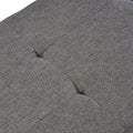 Baltimore Ottoman Dark Gray Fabric