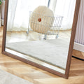 Fourth Generation Solid Wood Frame Full Length Mirror, Dressing Mirror, Bedroom Porch, Decorative Mirror, Clothing Store, Floor Standing Large Mirror, Wall Mounted. 71 