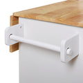 K&K Rolling Kitchen Island with Storage, Kitchen Cart