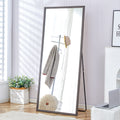 Fourth Generation Solid Wood Frame Full Length Mirror, Dressing Mirror, Bedroom Porch, Decorative Mirror, Clothing Store, Floor Standing Large Mirror, Wall Mounted. 71 