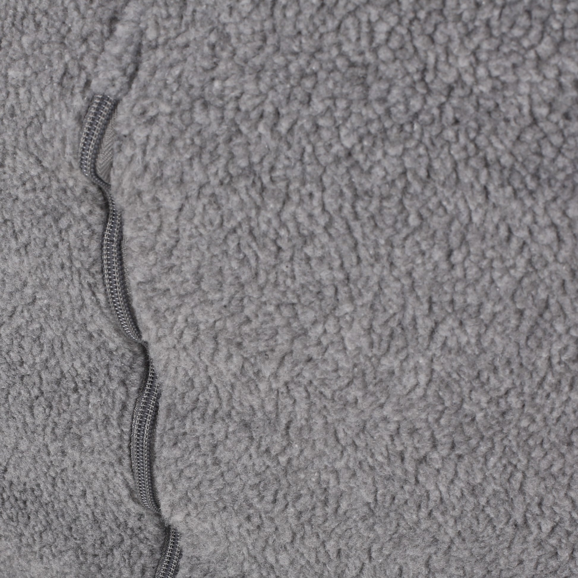 Kavel 3 Foot Rounded Bean Bag, Gray Gray Fabric