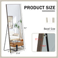 Fourth Generation Solid Wood Frame Long Mirror, Dressing Mirror, Bedroom Foyer, Decorative Mirror, Clothing Store, Floor To Ceiling Mirror, Wall Mounted. 71 