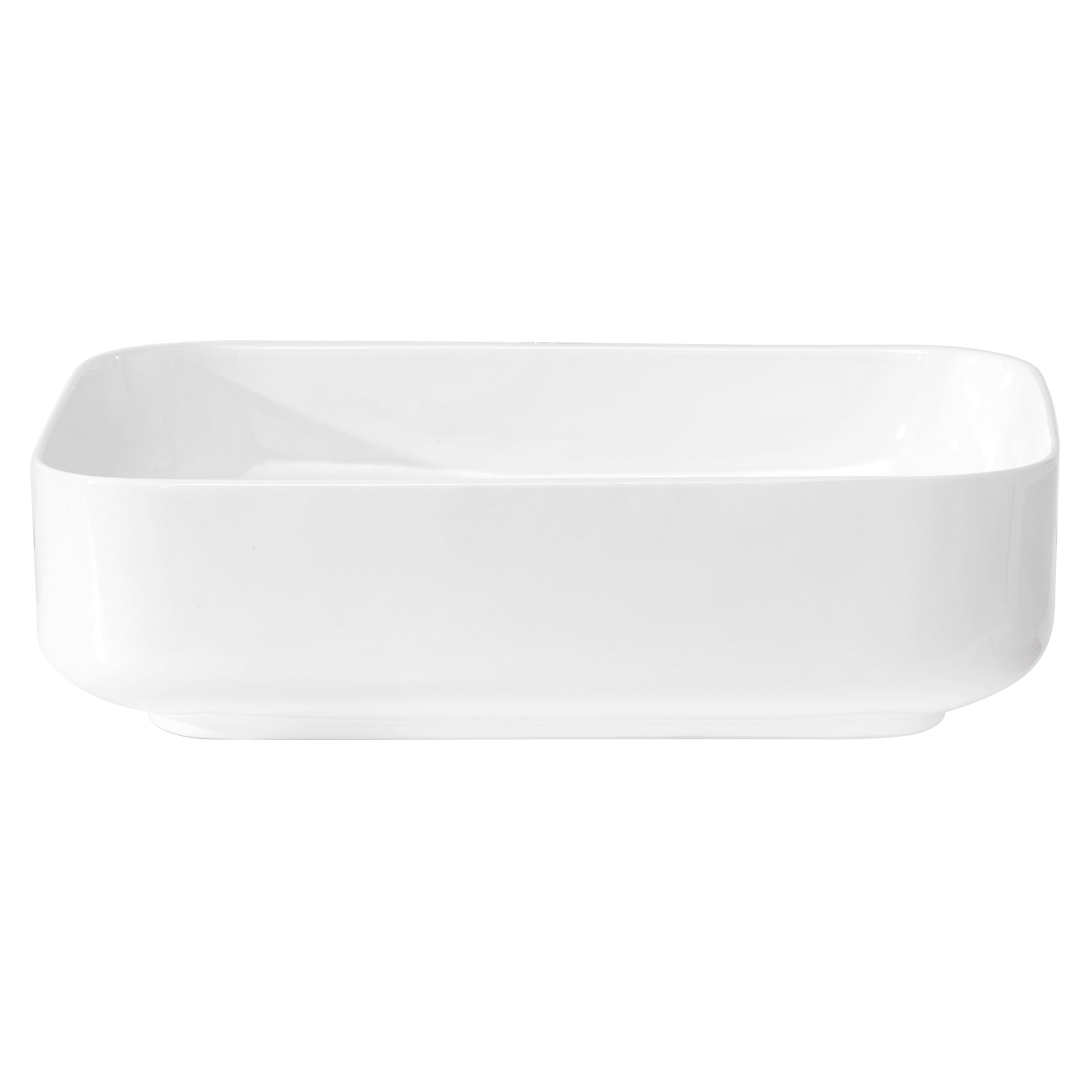 20X15 Inch White Ceramic Rectangular Vessel Bathroom Sink White Ceramic