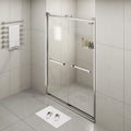 Frameless Double Sliding Glass Shower Doors, 60