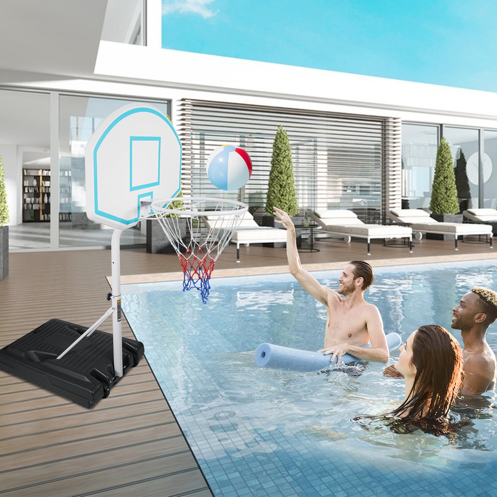 swimming pool basketball hoop near me