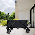 Utility Collapsible Folding Wagon Cart Heavy Duty black-garden & outdoor-american