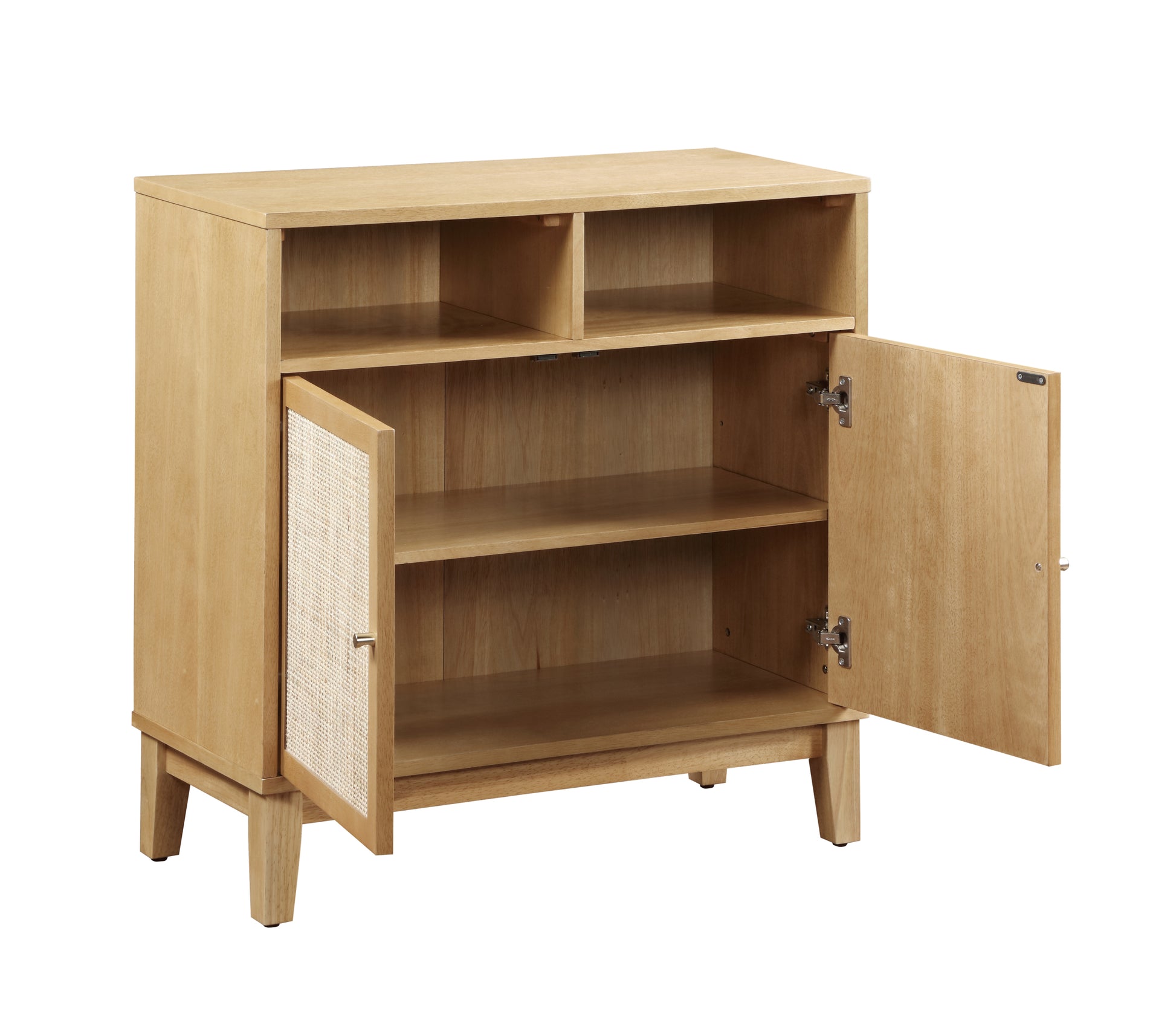 Buffet Cabinet with Storage,Storage Cabinet with natural-rubber wood