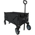 Utility Collapsible Folding Wagon Cart Heavy Duty black-garden & outdoor-american