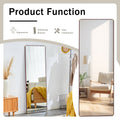 The 4Th Generation Floor Standing Full Length Mirror. Wall Mirror, Bathroom Makeup Mirror, Bedroom Foyer, Clothing Store, Wall Mounted.65 