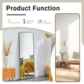 The 4Th Generation Floor Standing Full Length Mirror. Wall Mirror, Bathroom Makeup Mirror, Bedroom Foyer, Clothing Store, Wall Mounted.65 