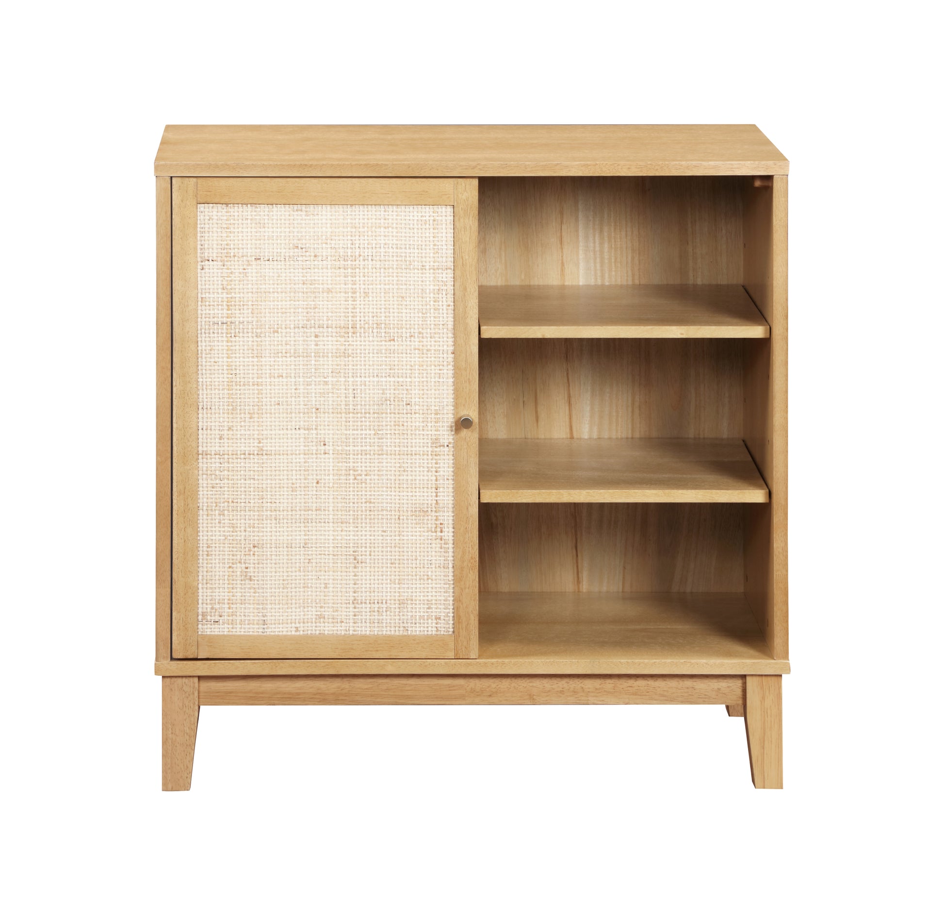 Buffet Cabinet with Storage,Storage Cabinet with natural-rubber wood