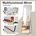 The 4Th Generation Floor Standing Full Length Mirror. Wall Mirror, Bathroom Makeup Mirror, Bedroom Foyer, Clothing Store, Wall Mounted.65 