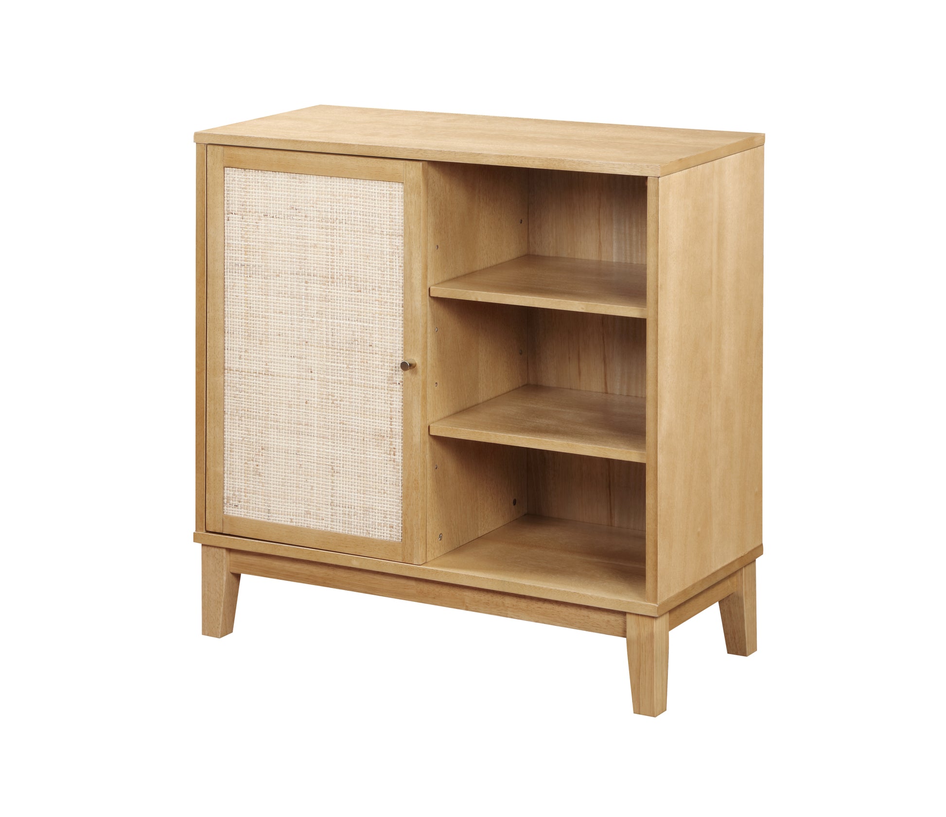 Buffet Cabinet with Storage,Storage Cabinet with natural-rubber wood