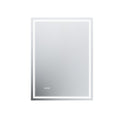 LED Bathroom Mirror, 36x48 inch Bathroom Vanity white-aluminium