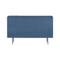 Modern Cabinet With 4 Doors, Suitable For Living Rooms, Entrance And Study Rooms. Navy Blue Mdf