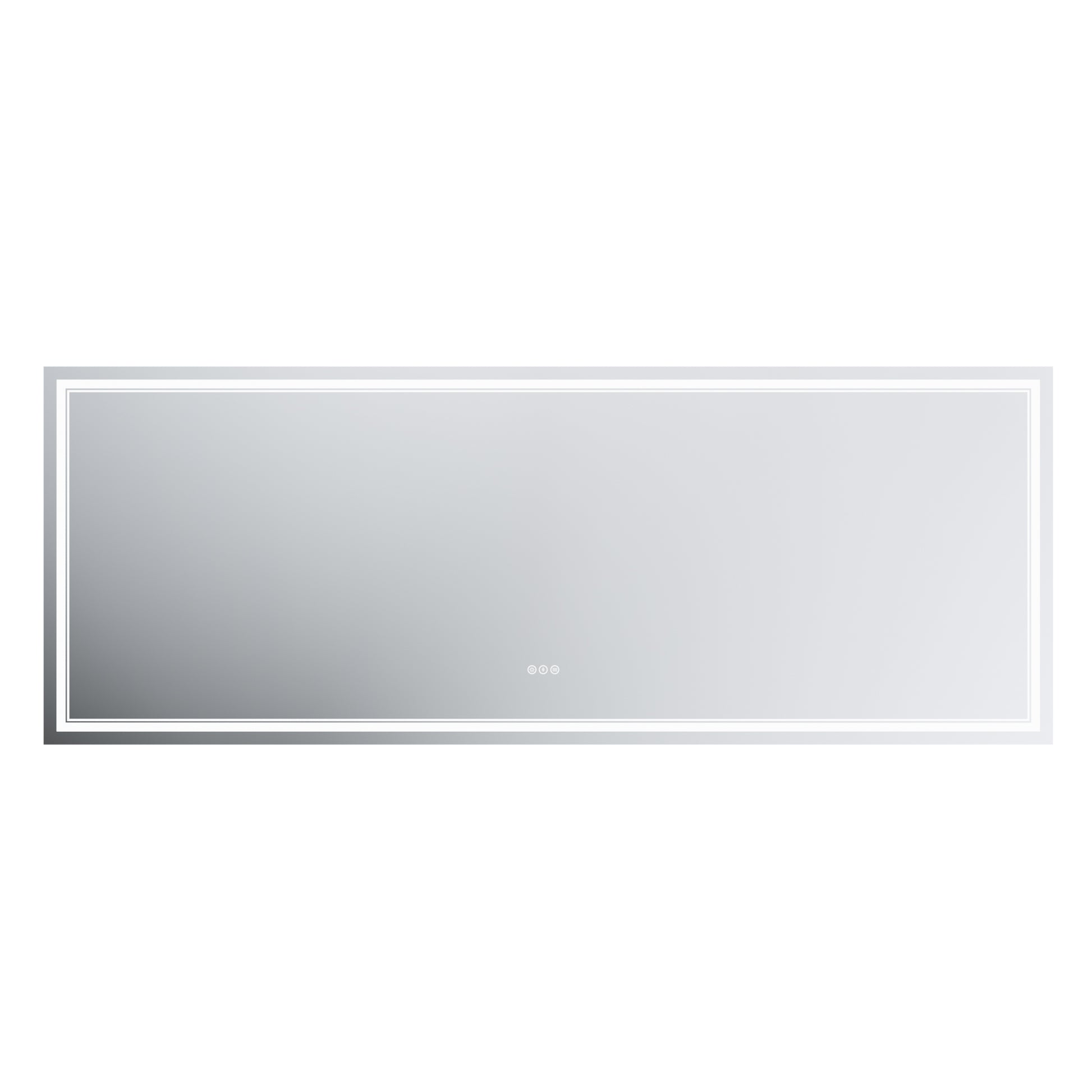 LED Bathroom Mirror, 36x96 inch Bathroom Vanity white-aluminium