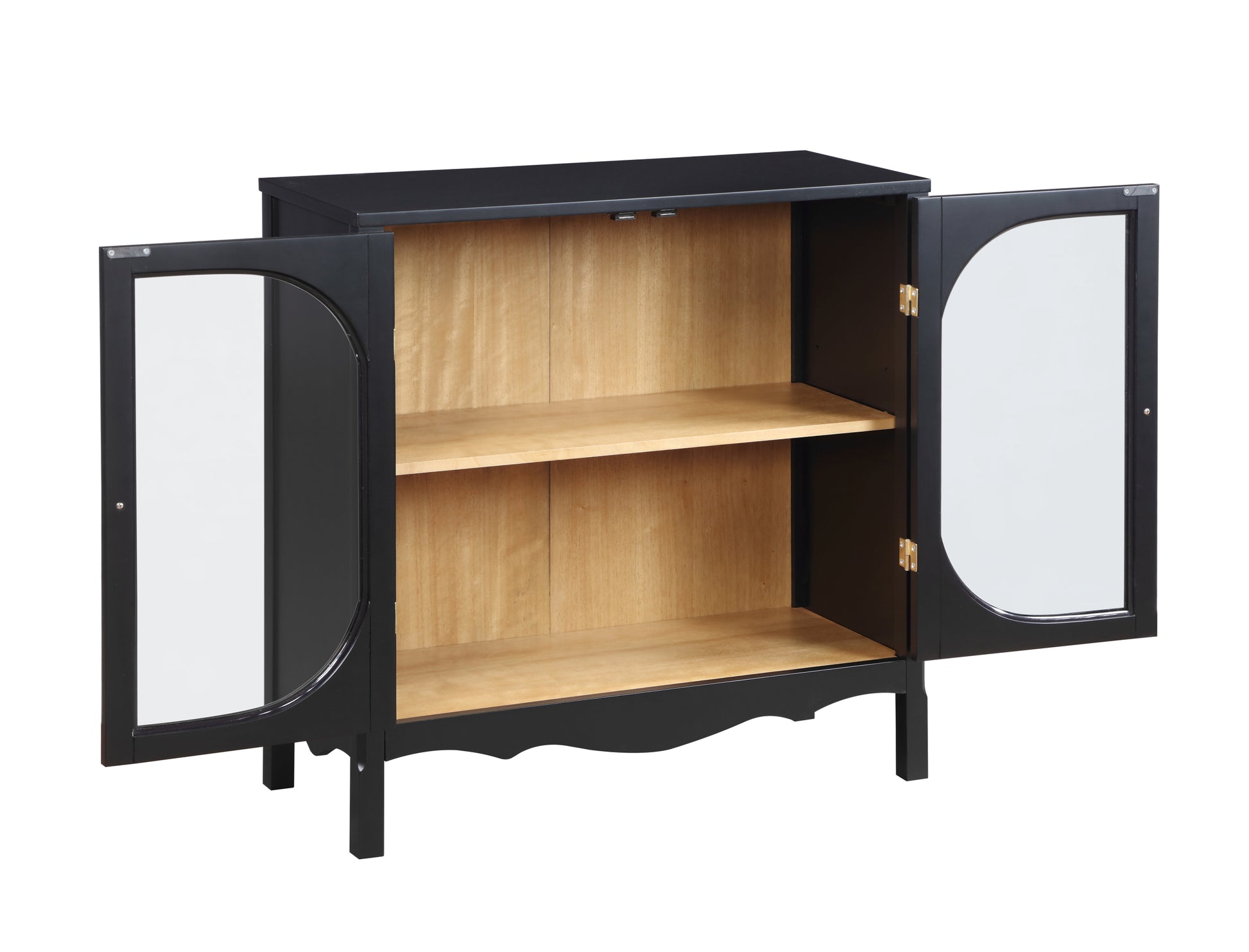 Storage Cabinet,Sideboard Buffet Cabinet,display black-acacia wood