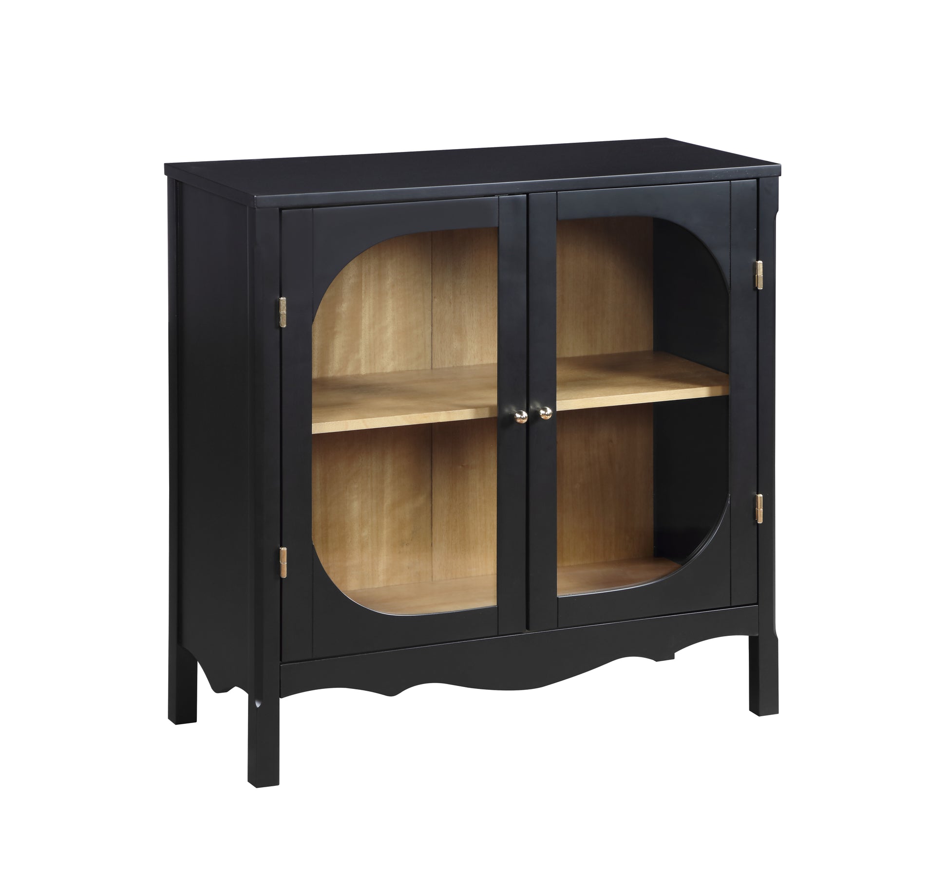 Storage Cabinet,Sideboard Buffet Cabinet,display black-acacia wood