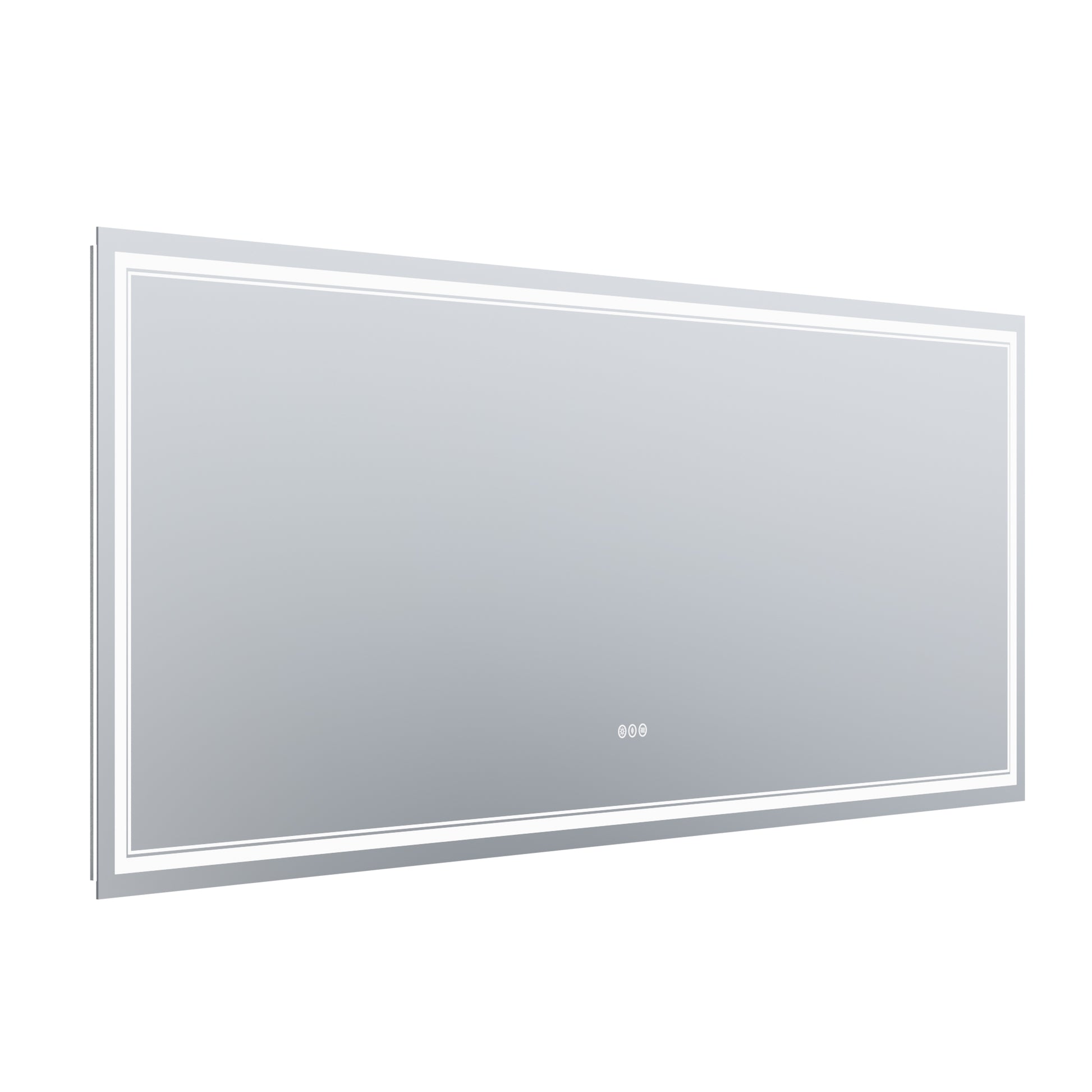 LED Bathroom Mirror, 36x96 inch Bathroom Vanity white-aluminium