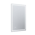 LED Bathroom Mirror, 36x48 inch Bathroom Vanity white-aluminium