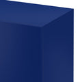 Glossy Finish Light Luxury Storage Cabinet, Adjustable, Suitable For Living Room, Study, Hallway. Navy Blue Mdf