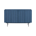 Modern Cabinet With 4 Doors, Suitable For Living Rooms, Entrance And Study Rooms. Navy Blue Mdf