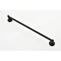 6 Piece Brass Bathroom Towel Rack Set Wall Mount matte black-brass