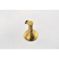 6 Piece Brass Bathroom Towel Rack Set Wall Mount brushed gold-brass