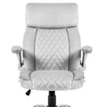 Swivel Office Room Chair Executive Desk Chair Velvet Metal Grey Office Foam Modern Handle Office Chairs Solid Back Foam Adjustable Height Velvet