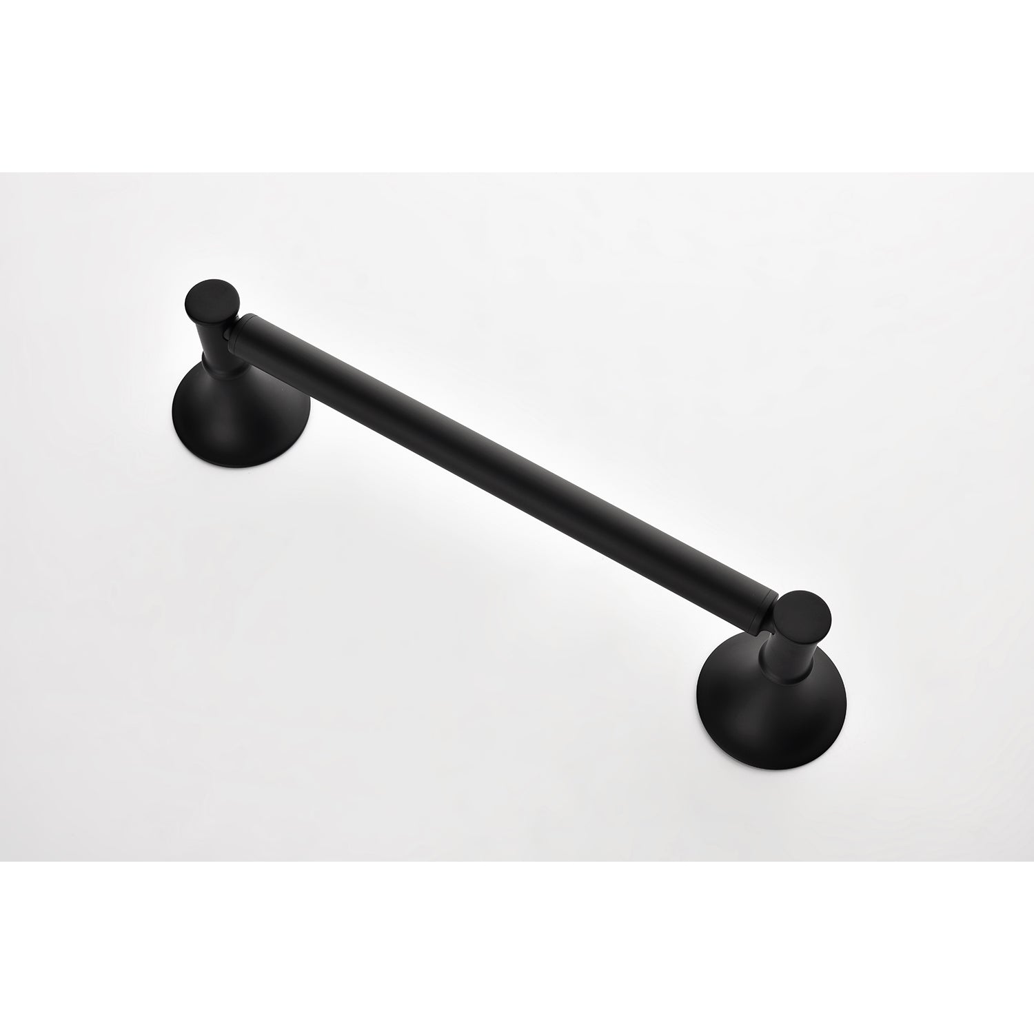 6 Piece Brass Bathroom Towel Rack Set Wall Mount matte black-brass