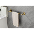 6 Piece Brass Bathroom Towel Rack Set Wall Mount gold-brass