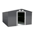 Patio, Lawn & Garden,Metal Outdoor Storage Shed 10Ft X 12Ft,Clearance With Lockable Door Metal Garden Shed Steel Anti Corrosion Storage House Waterproof Tool Shed For Backyard Patio Gray Metal