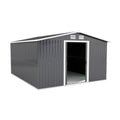 Patio, Lawn & Garden,Metal Outdoor Storage Shed 10Ft X 12Ft,Clearance With Lockable Door Metal Garden Shed Steel Anti Corrosion Storage House Waterproof Tool Shed For Backyard Patio Gray Metal