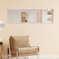 Fourth Generation, Silver Aluminum Frame Full Body Mirror, Dressing Mirror, Decorative Mirror, Suitable For Bedrooms And Living Rooms 63 